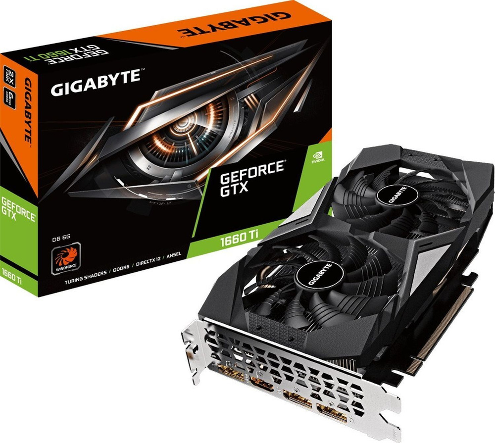 Видеокарта Gigabyte GeForce GTX 1660 Ti, 6 ГБ GDDR6 - купить по низким  ценам в интернет-магазине OZON (1564509751)