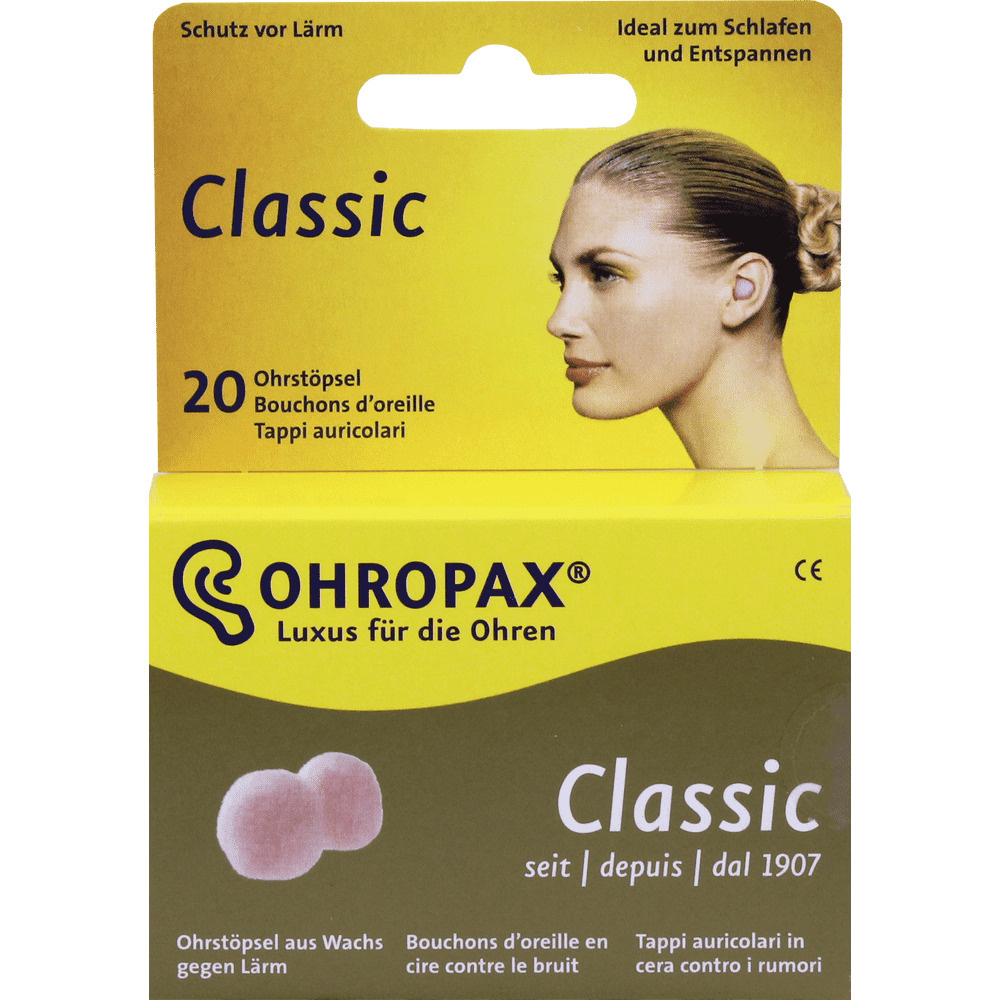 Ohropax Classic-20 восковые беруши из Германии для сна -  с .