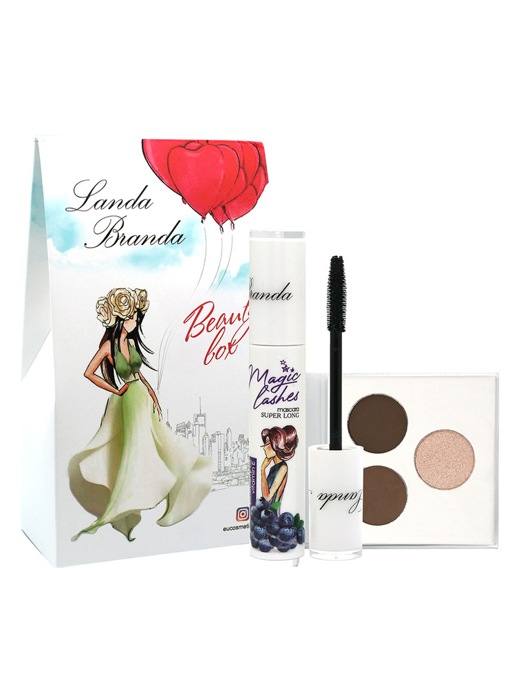 Landa Branda. Подарочный набор Ланда Бранда (0403+0062). Тушь Супер ...