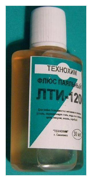 Флюс ЛТИ-120 30 мл пластик флакон Технохим - купить с доставкой по ...