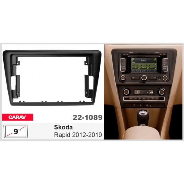 Переходная рамка 9" Android для SKODA Rapid 2013+ CARAV 22-1089  #1