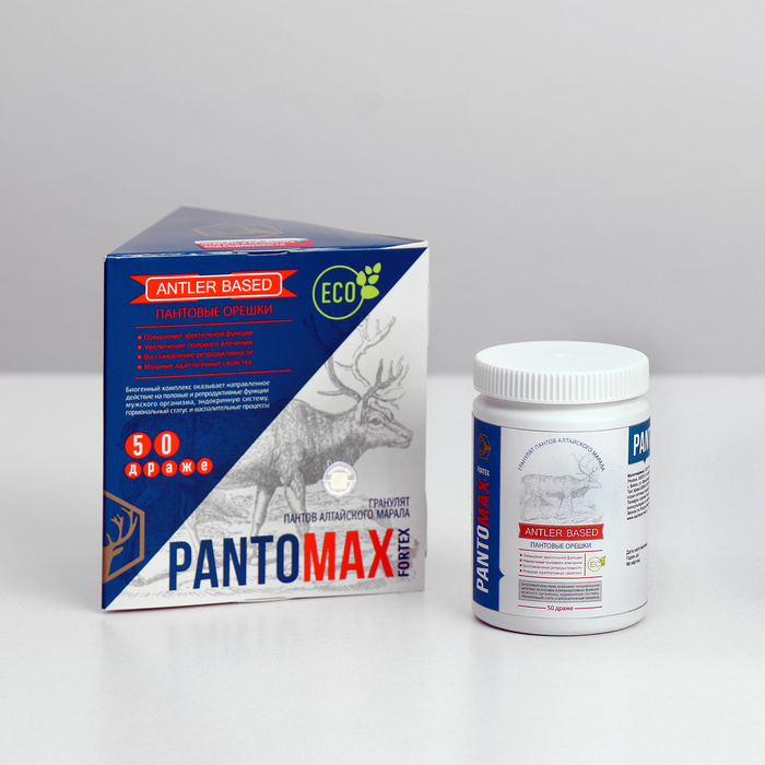 Натуральный биогенный комплекс Pantomax fortex для мужского здоровья ...