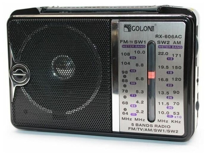 Радиоприемник Golon RX-606AC (черный) #1