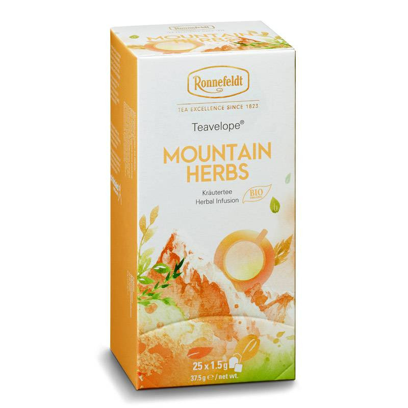 Чай Ronnefeldt Mountain Herbs, травяной, на чашку 25 пакетов #1