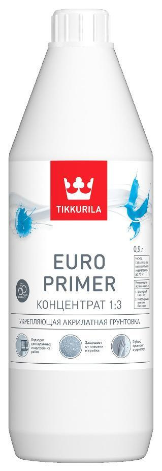 Грунтовка Tikkurila Euro Primer 0,9 л #1