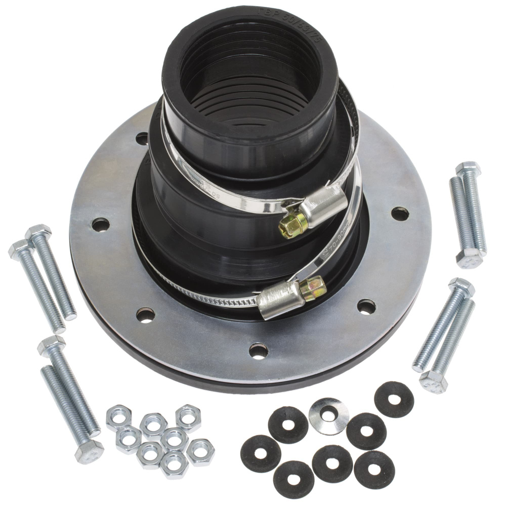 Муфта для труб 50/63/75 (комплектация 1), соединение фланец болты ...