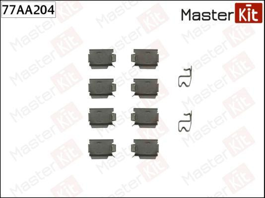 Комплект установочный тормозных колодок MASTERKIT 77AA204 77AA204 OPEL ...