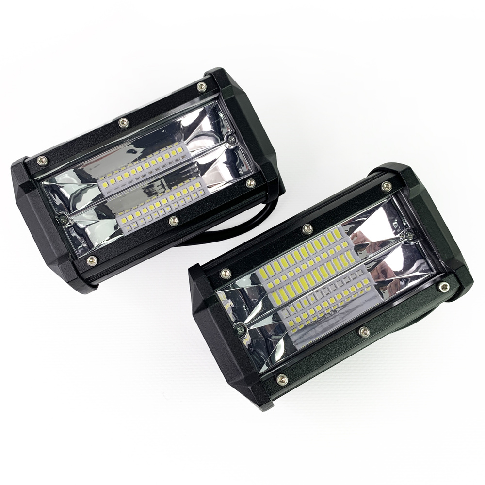 Светодиодные фары 60W / дополнительные LED фары на авто / 12-24V / 2 шт.