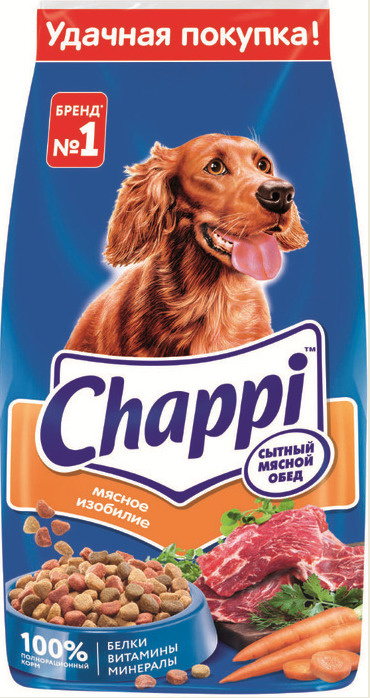 Сухой корм для собак Chappi Чаппи Сытный Мясной Обед Мясное Изобилие с овощами и травами 15 кг #1