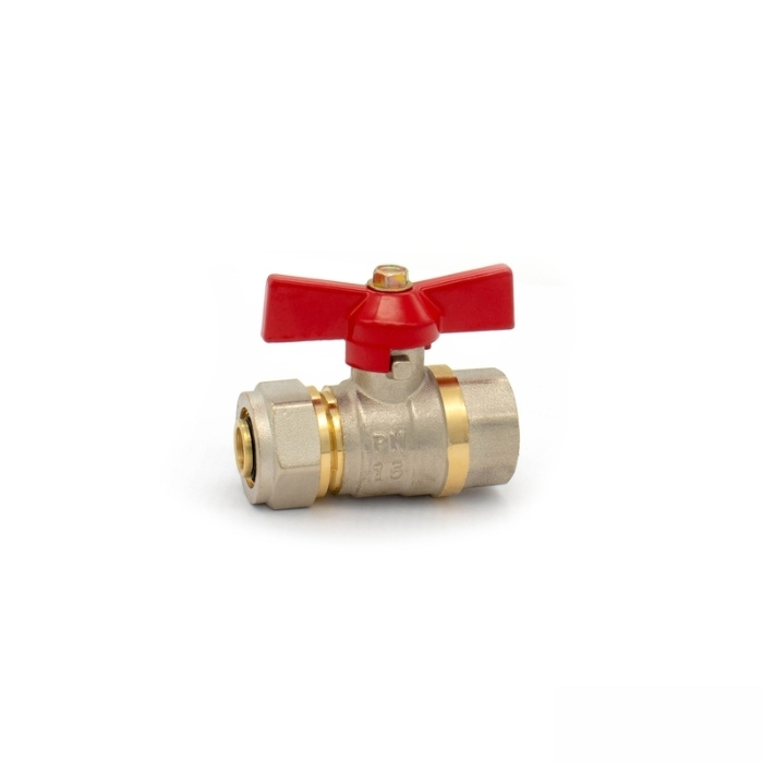 Кран шаровой для металопластика DORON 16х1/2" цанга-гайка - купить по ...