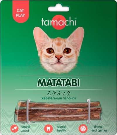 Игрушка для кошек Tamachi Мататаби палочки 3шт #1