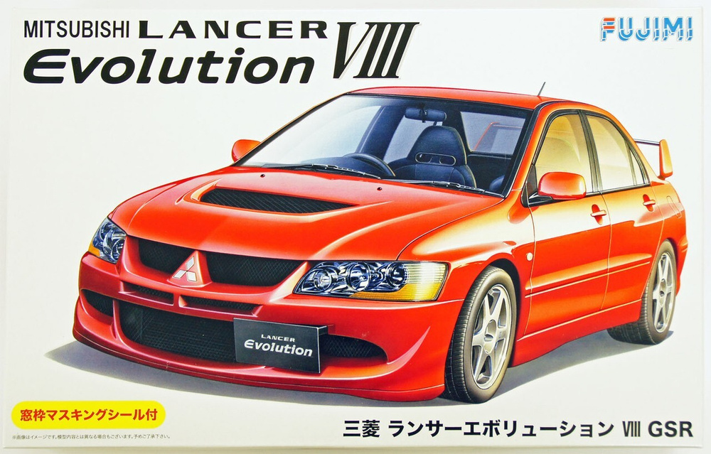 Сборная модель Mitsubishi Lancer Evolution VIII GSR (1:24) FU03924