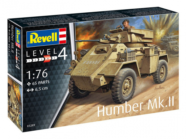 Сборная модель Revell 03289RE Британский средний бронеавтомобиль Humber Mk.II  #1