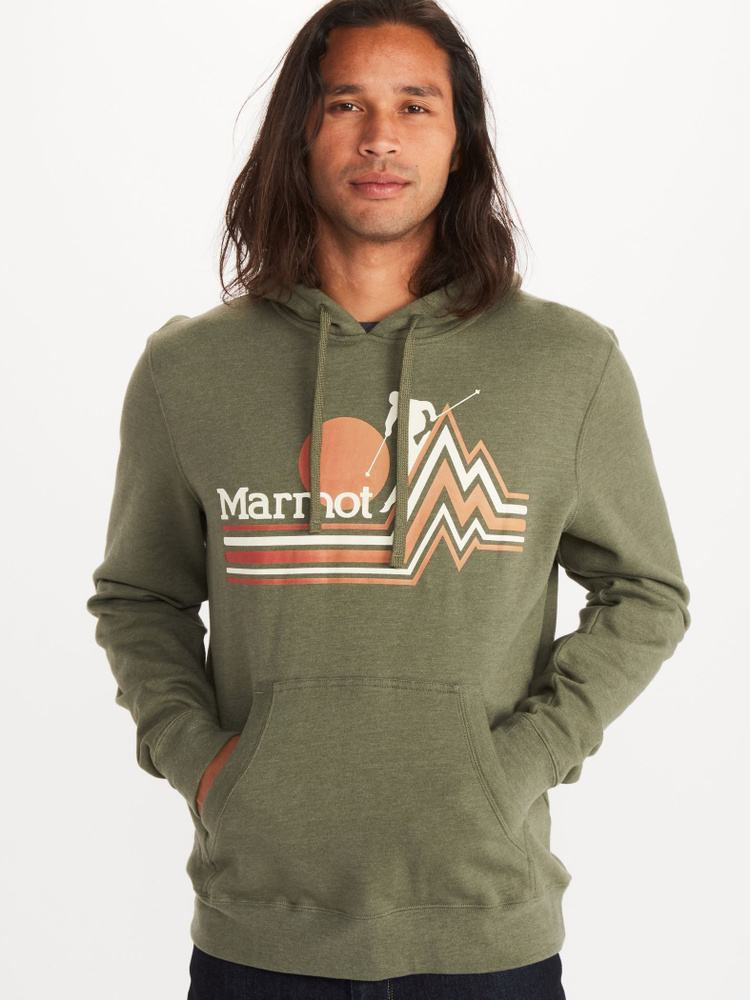 Толстовка Marmot Толстовка мужская Piste Hoody, Nori Heather, L #1