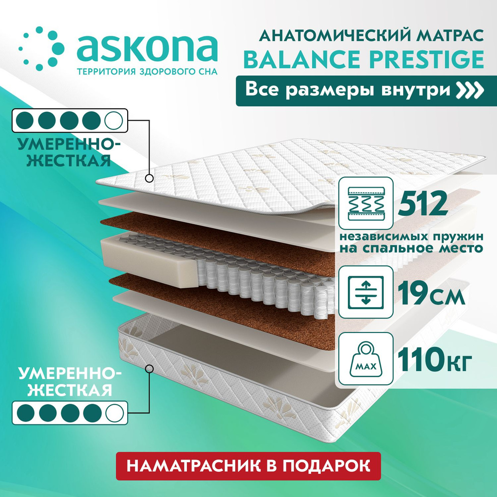 Матрас askona balance prestige