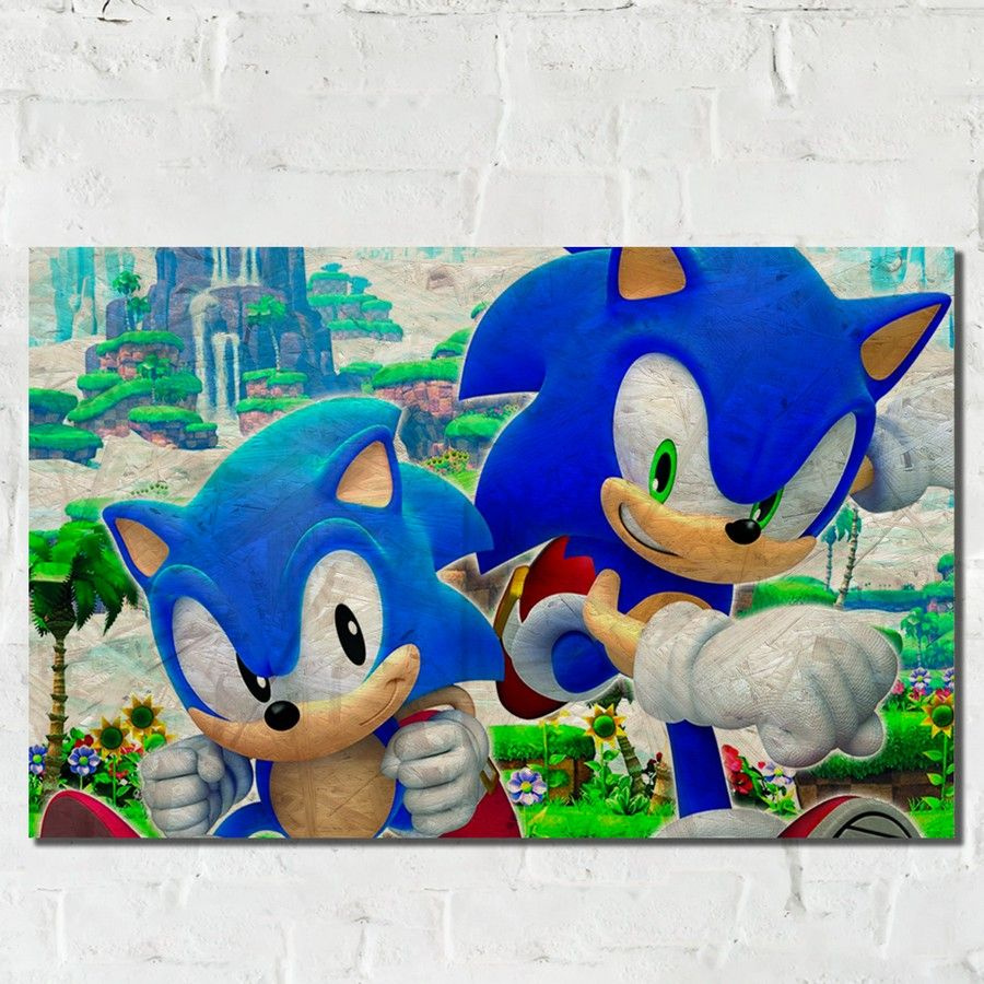 Картина интерьерная на рельефной доске ОСП игра Sonic Generations (Соник  Генерейшн, ps4, ps5, Xbox, PC, Switch) - 11971 - купить по низкой цене в  интернет-магазине OZON (690250082)