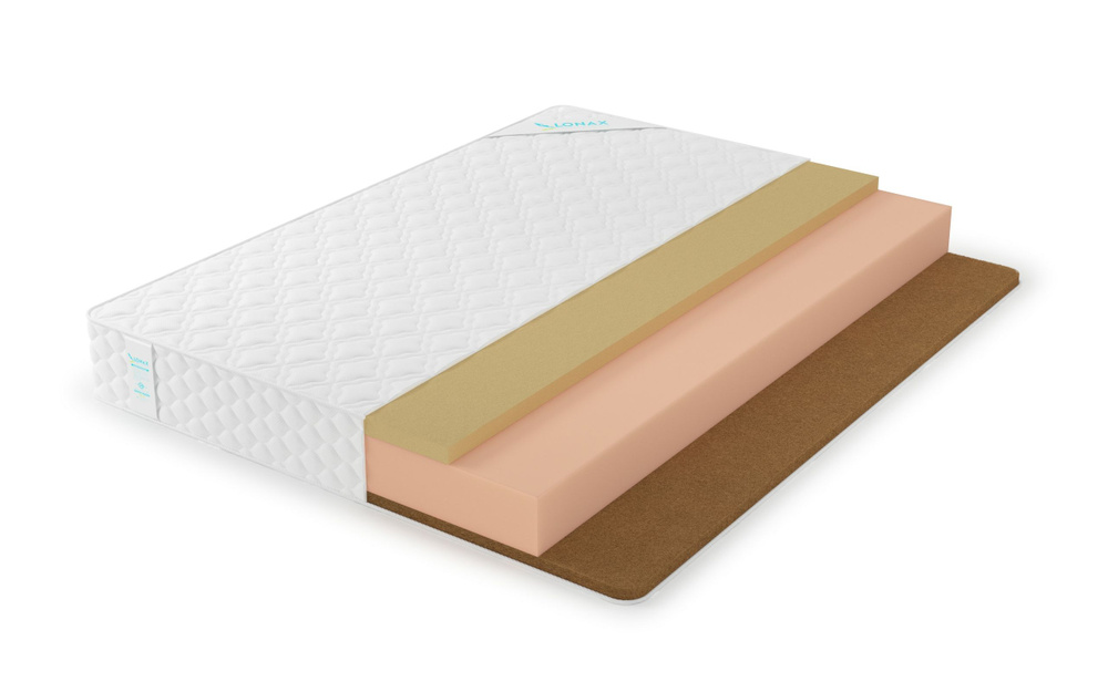 Матрас Lonax Foam Cocos Memory 3 Plus 205х215 серии Foam Mix на кровать, анатомический, жесткий, мягкий, #1
