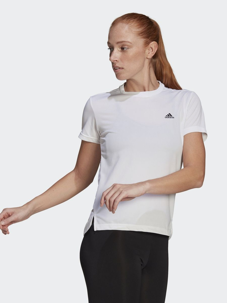 adidas AEROREADY Designed 2 Move 3 Stripes Sport T Shirt 1