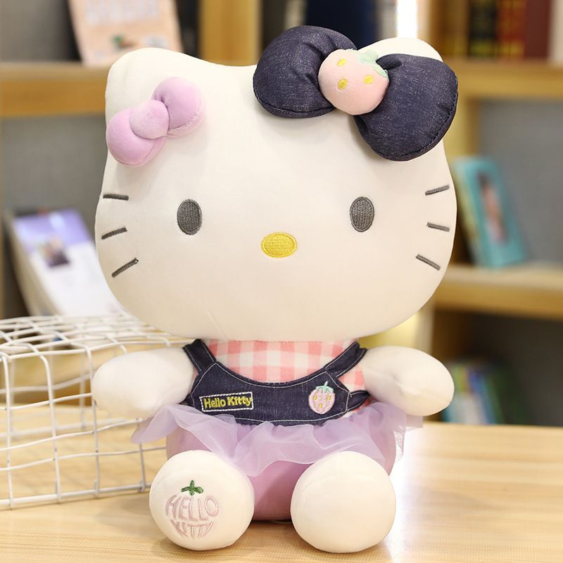 Мягкая игрушка Хэллоу Китти (Hello Kitty) в юбке 30 см купить на OZON ...