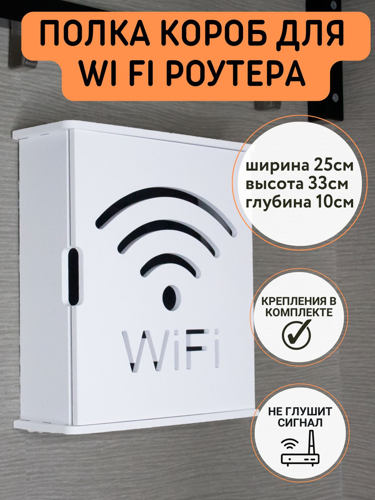 Полка для wifi роутера на стену