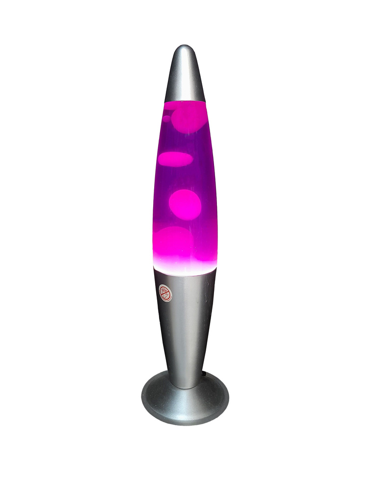 Лава-лампа 35 см Amperia Rocket оранжево-фиолетовая