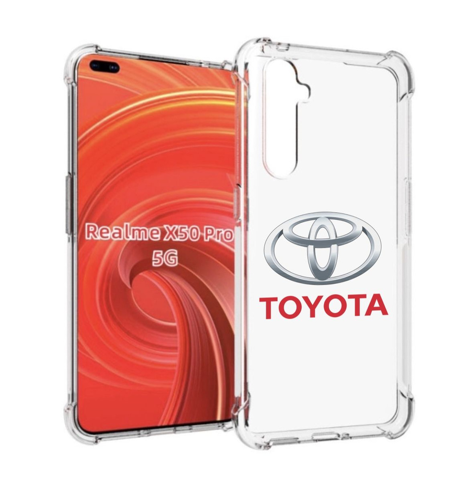 Чехол-бампер MyPads для Realme X50 Pro с рисунком toyota-тоиота-4 мужской,  противоударный, силиконовый, с выступами и усиленными углами для защиты  камеры - купить с доставкой по выгодным ценам в интернет-магазине OZON  (734629765)