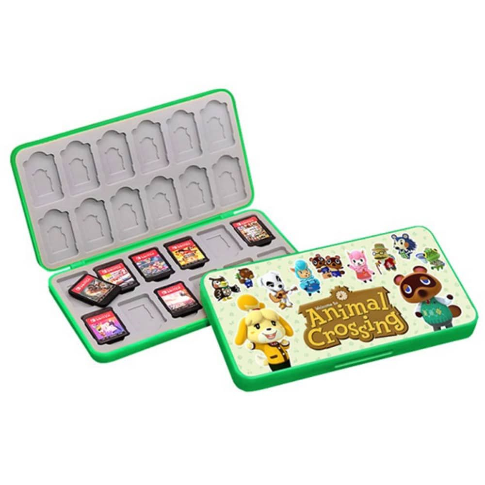 Кейс-футляр для хранения 24 картриджей (игр) Nintendo Switch Premium Game  Card Case Animal Crossing Characters