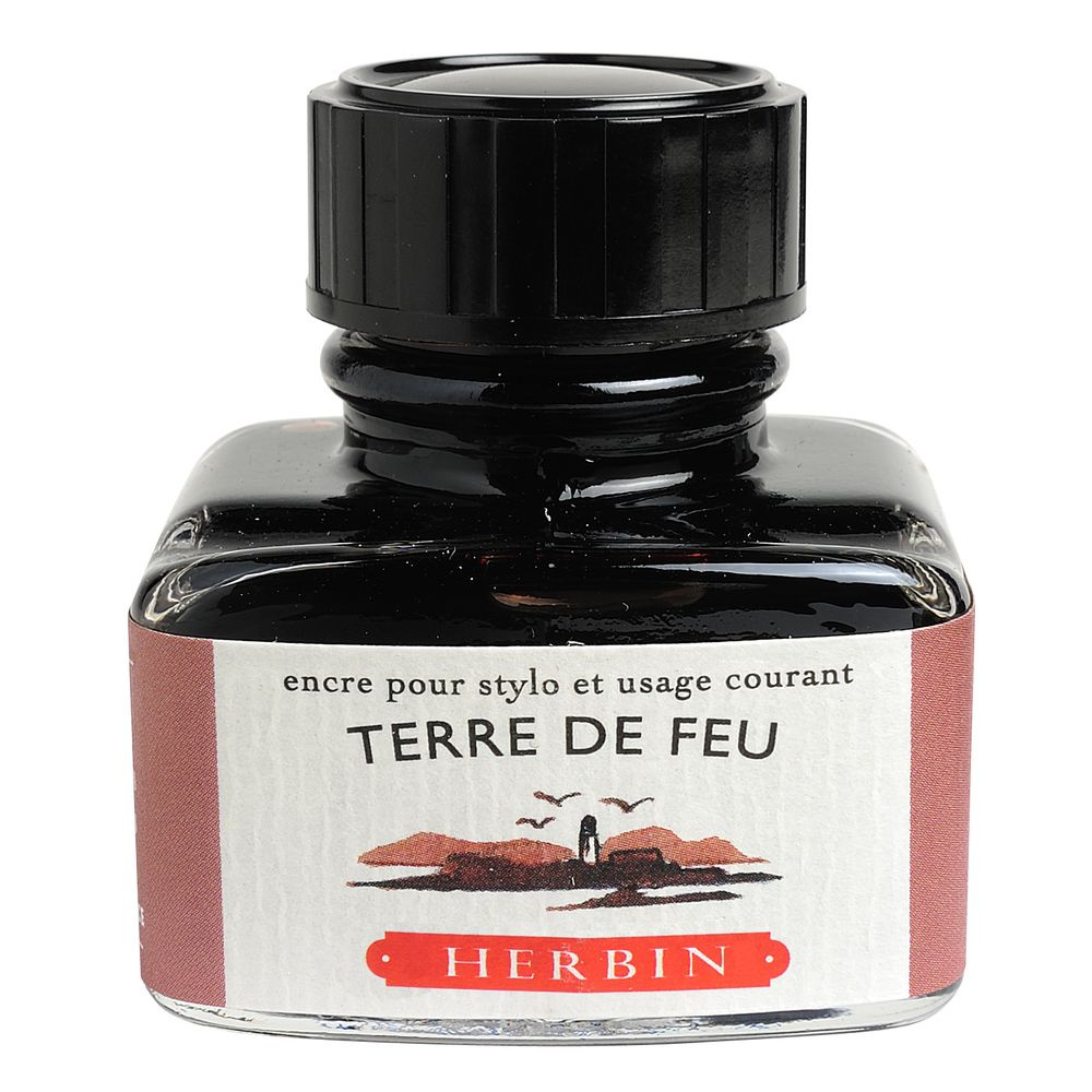 Чернила в банке Herbin, 30 мл, Terre de feu Огненная земля #1