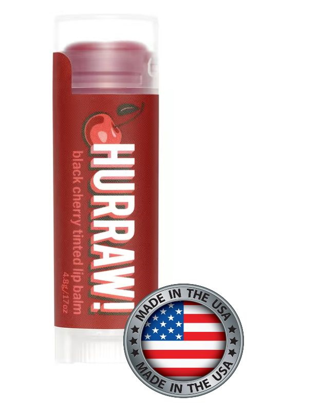 Hurraw Balm, оттеночный бальзам для губ, черная вишня, 4,8 г - купить с ...