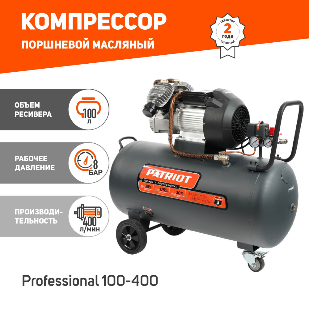 Компрессор Масляный PATRIOT, 2200 Вт - купить по выгодным ценам в ...