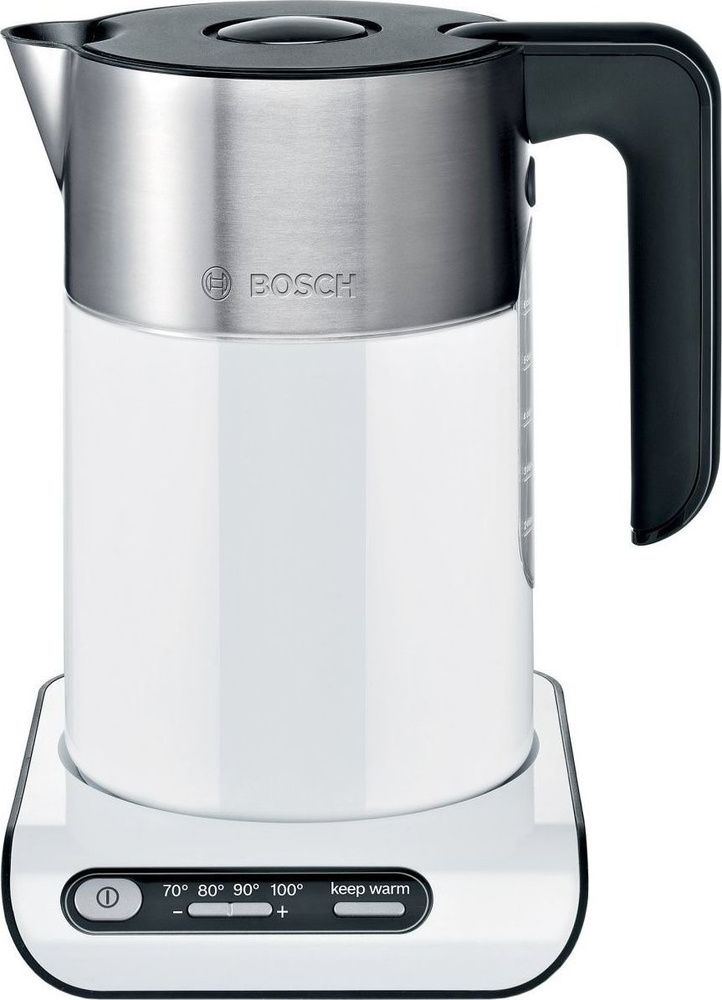 Bosch Электрический чайник TWK8611P, черный, серебристый #1