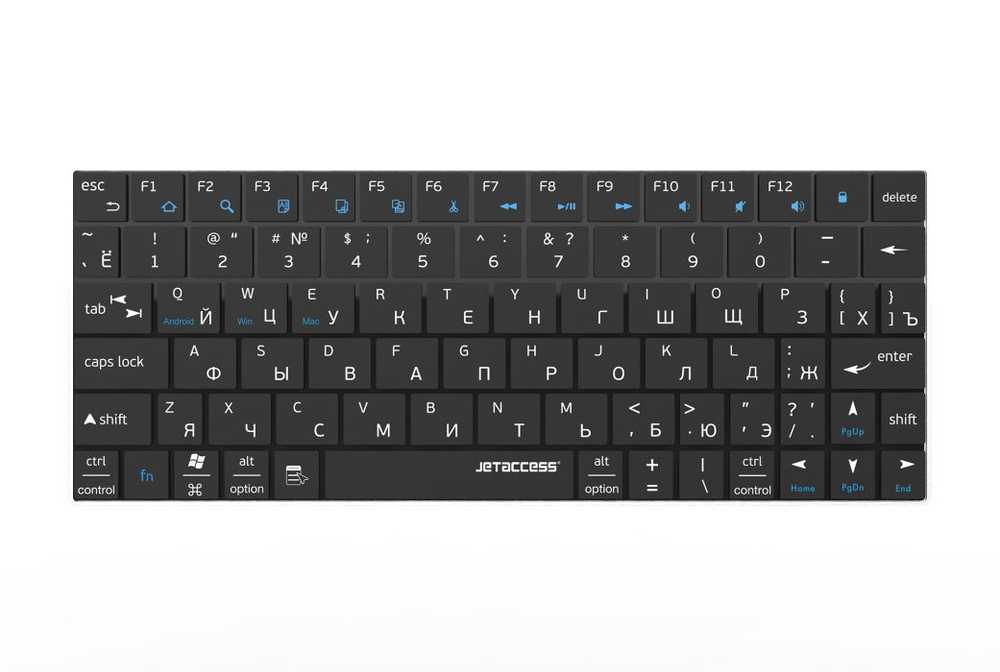 Jet.A Ультракомпактная bluetooth-клавиатура с аккумулятором SLIM LINE ...