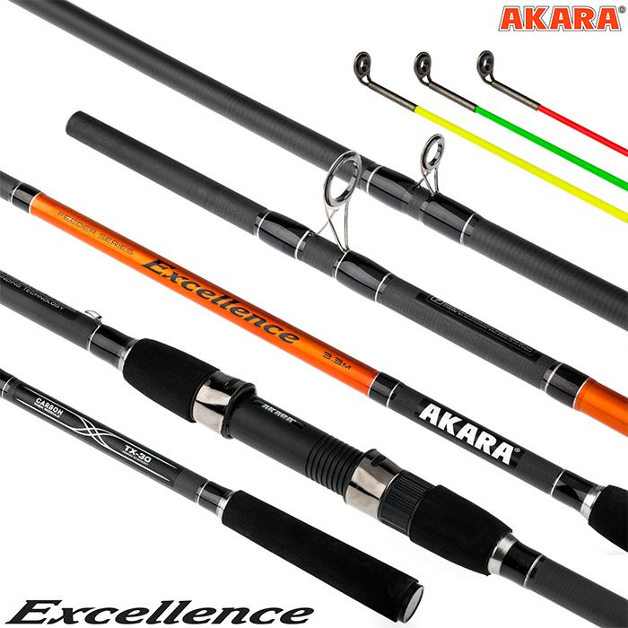 Удилище фидерное Akara Excellence Feeder TX-30 (90-120-150) 3.6 м #1