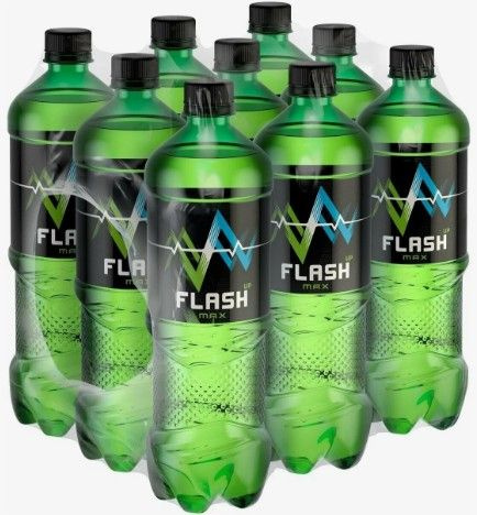Flash Up Energy 1,0 л х 9 шт., энергетический напиток #1