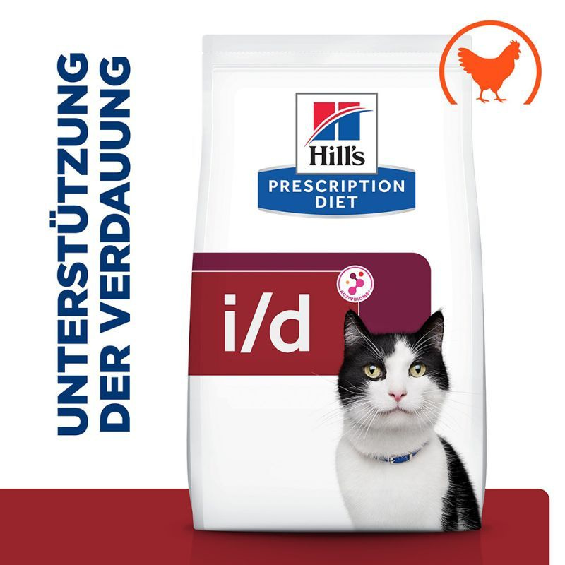 Hill's Prescription Diet i/d Digestive Care 1500. Сухой диетический корм для кошек при расстройствах #1