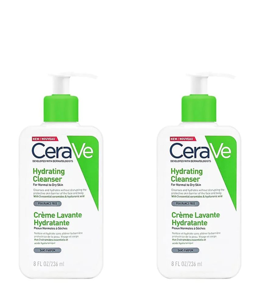 CeraVe Крем-гель увлажняющий очищающий для нормальной и сухой кожи лица ...