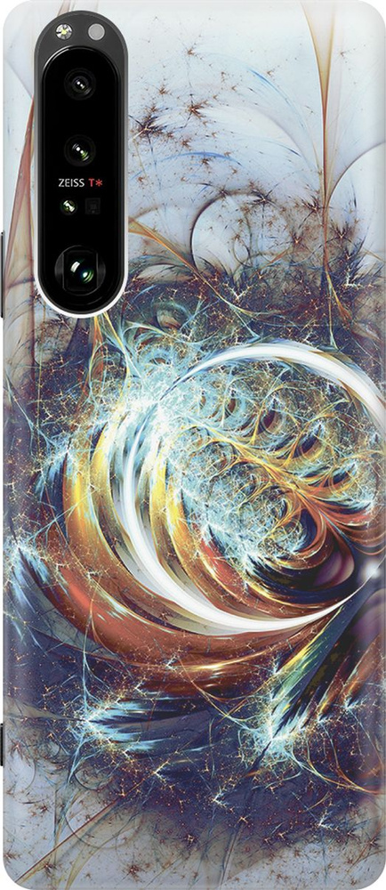 Силиконовый чехол Резкая абстракция на Sony Xperia 1 III / Сони ...