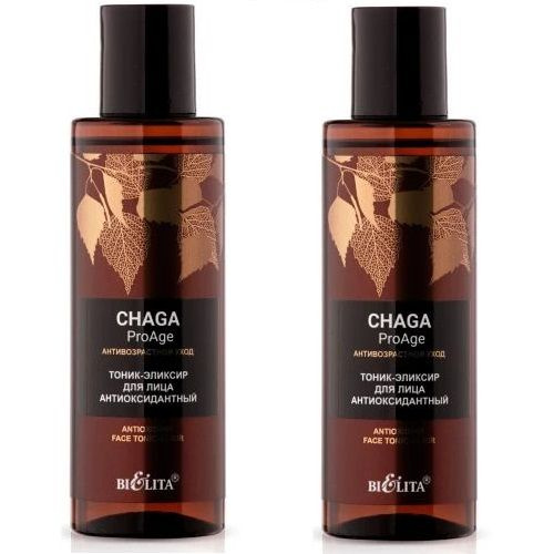 Белита Тоник-эликсир для лица Антиоксидантный Chaga ProAge, 150 мл, 2 шт  #1