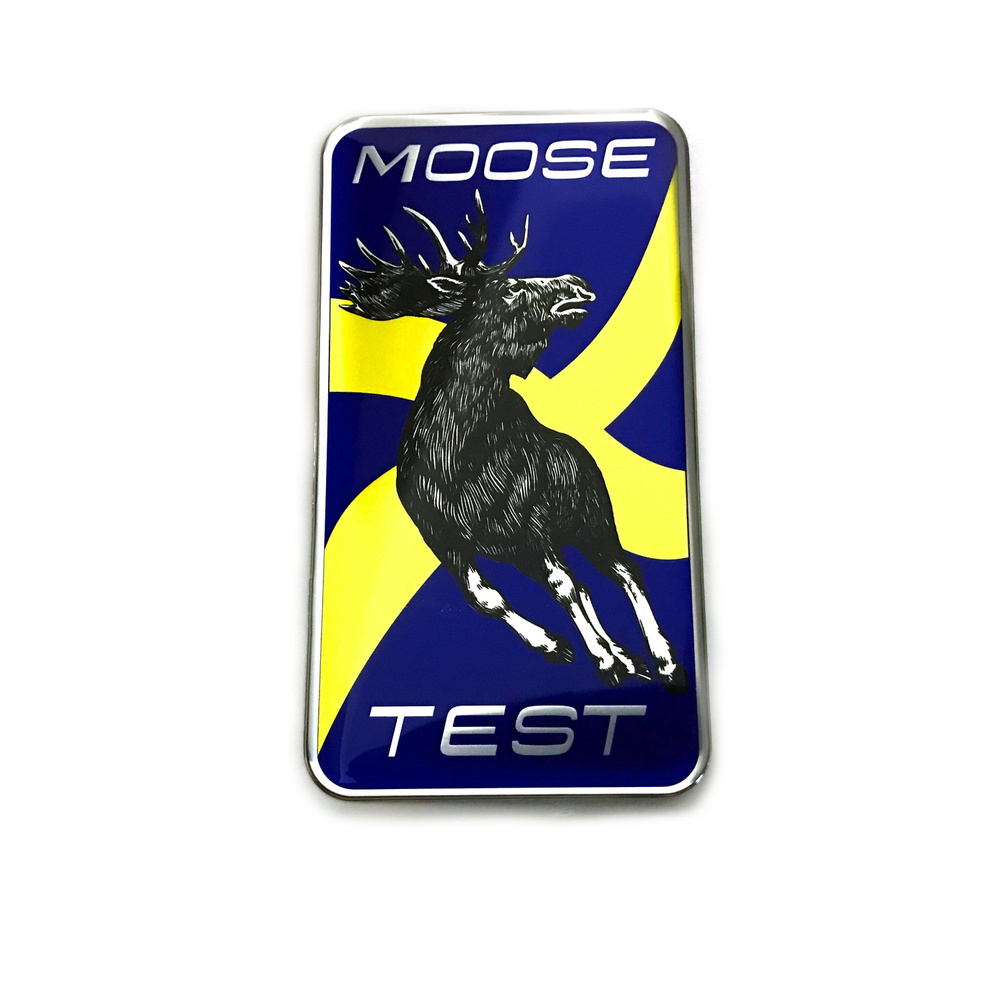 Alstickers! Moose Test (лосиный тест) автомобильная наклейка, размер 100x55  мм. - купить по выгодным ценам в интернет-магазине OZON (834169576)