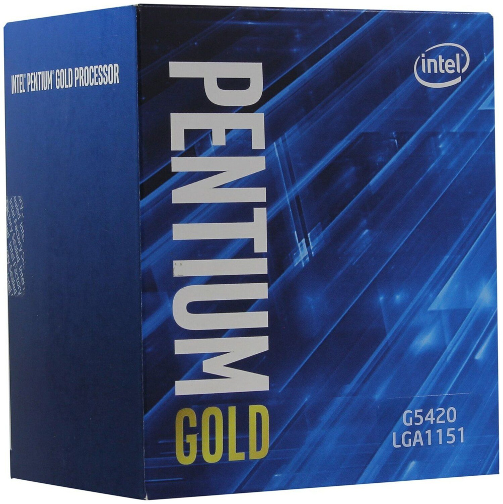 Pentium gold характеристики. Процессор Intel Pentium Gold g5500. Intel Pentium Gold g5420 CPU. Процессор Intel Pentium Gold g5600. Intel Pentium Gold g6400 Box.