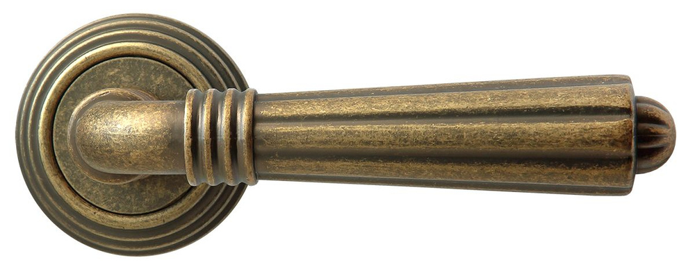 Межкомнатная дверная ручка Rucetti (Ручетти) RAP-CLASSIC-L 5 OMB, старая матовая бронза  #1