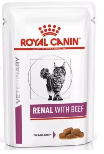 Royal Canin Renal Feline (Говядина) паучи 3шт х 85г #1