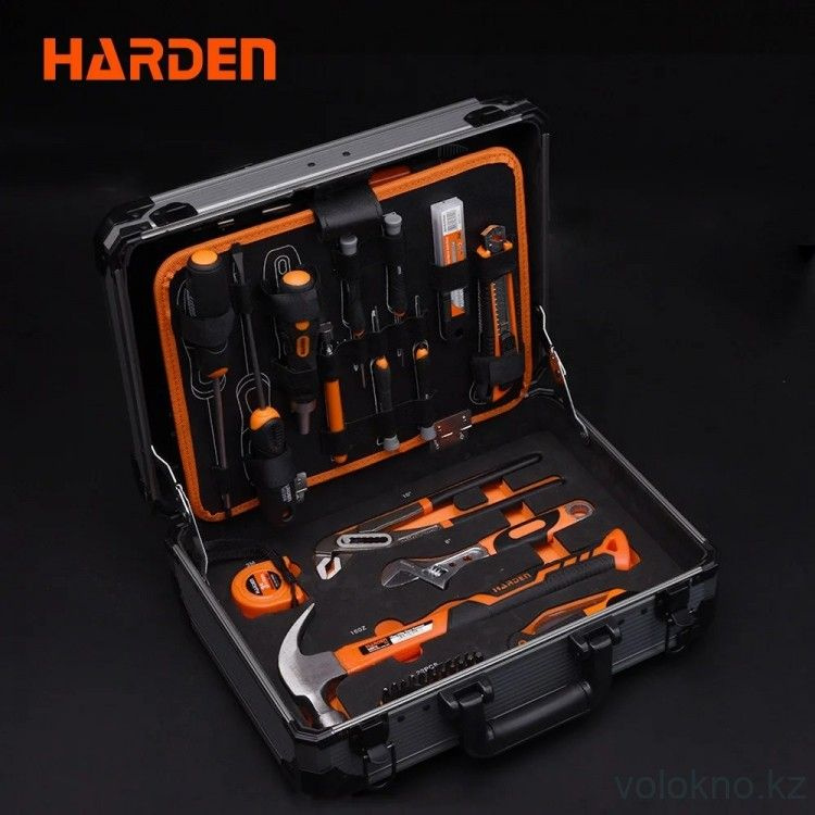 Профессиональный набор инструментов HARDEN 155 предметов в ударопрочном алюминиевом кейсе. Инструмент #1