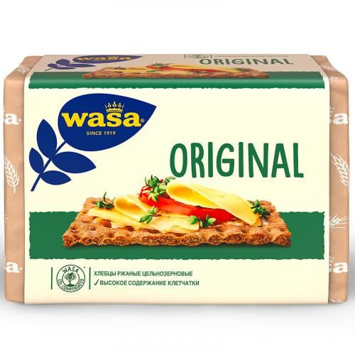 Wasa/ Хлебцы ржаные Wasa Original цельнозерновые, 275 г #1