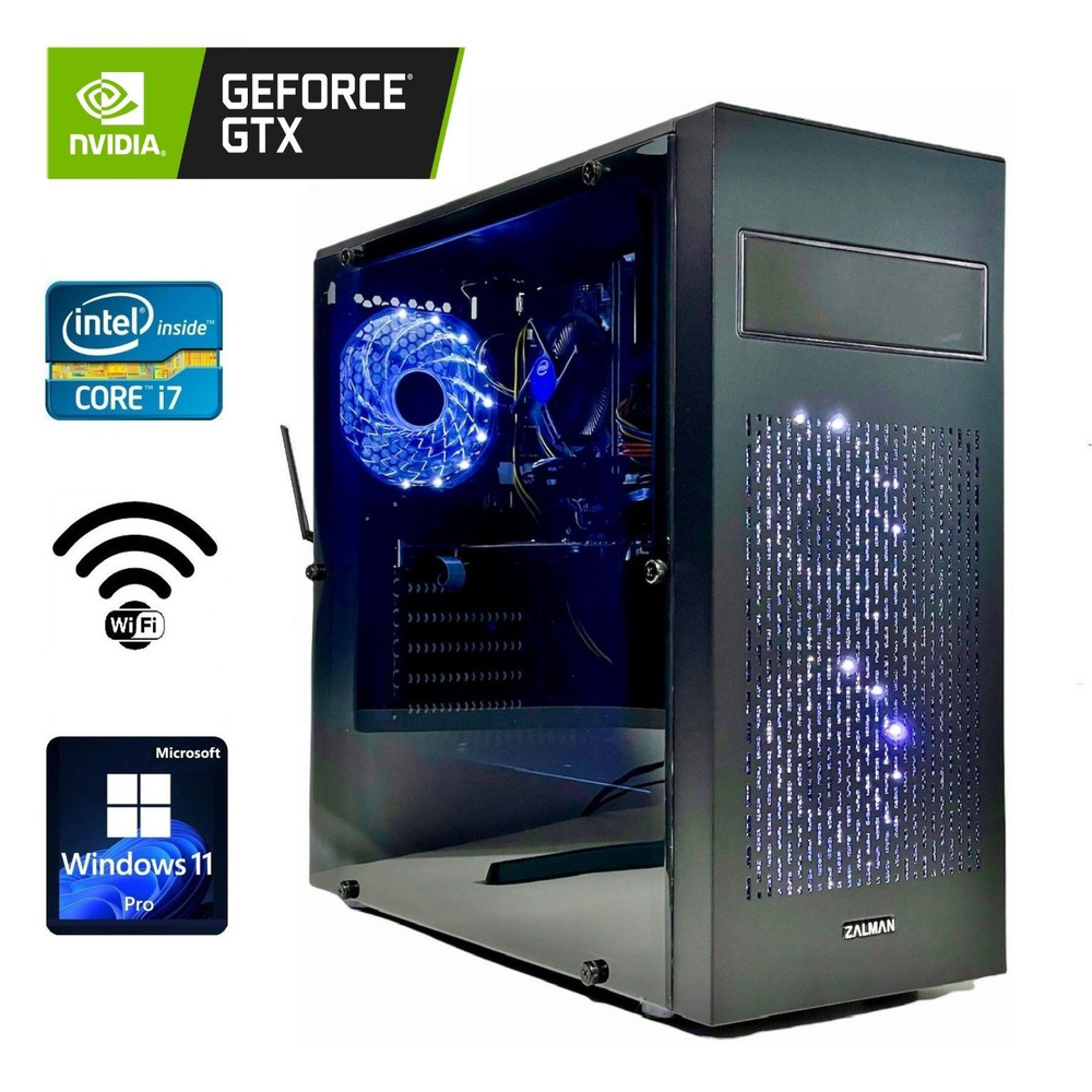 Intel Системный блок Core i7 + GTX1660 SUPER + 16Gb RAM + SSD 1000Gb +  Wi-Fi (Intel Core i7-870 (2.93 ГГц), RAM 16 ГБ, SSD 1000 ГБ, NVIDIA GeForce  GTX ...