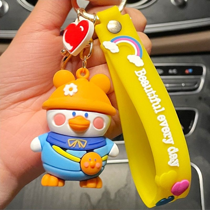 Брелок для ключей Утка Лалафанфан, подвеска на сумку, брелок игрушка ...