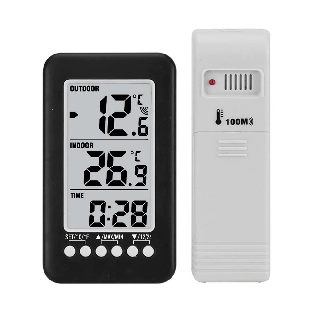 электронный термометр комнатный, Беспроводная связь, CJ3315RF -  .