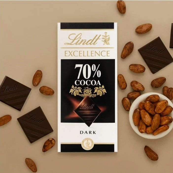 Темный Шоколад Lindt Excellence 70% какао, 3 шт #1