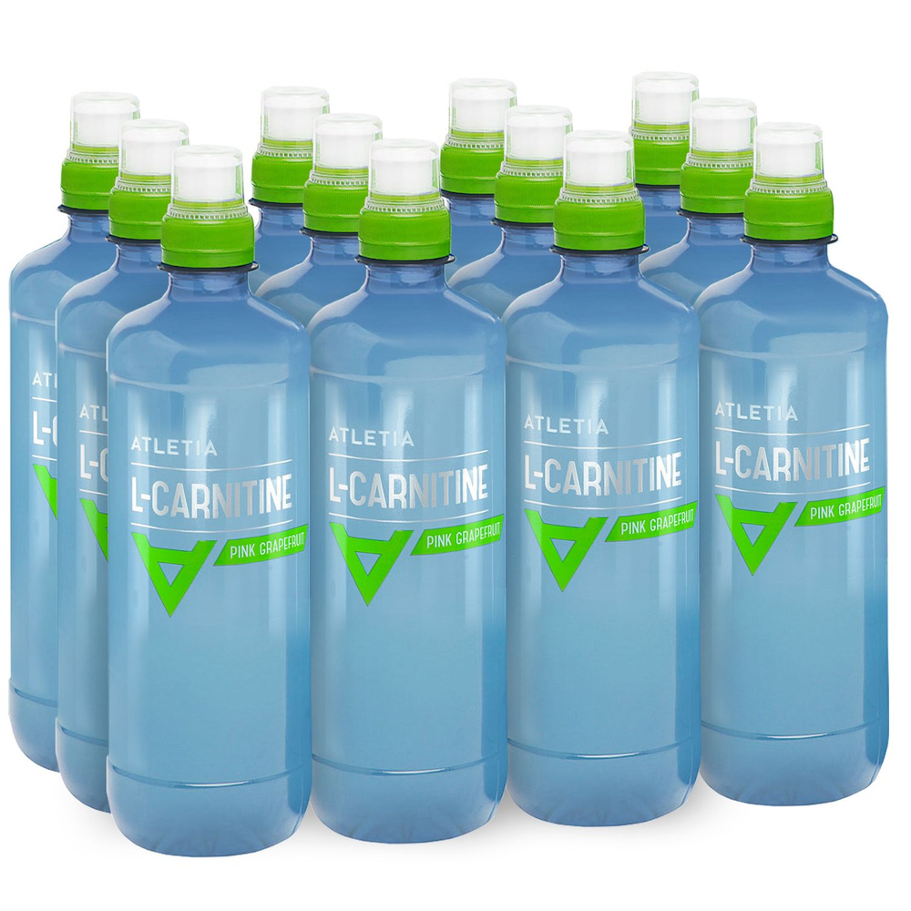 Напиток с L-Карнитином ATLETIA (Атлетиа) со вкусом грейпфрута, 12шт по ...