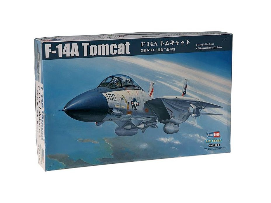 80276 HobbyBoss Палубный истребитель F-14A Tomcat (1:72) - купить с ...